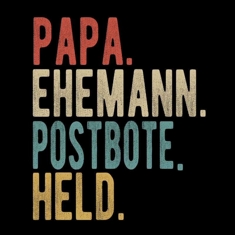 Postbote Papa Ehemann Held