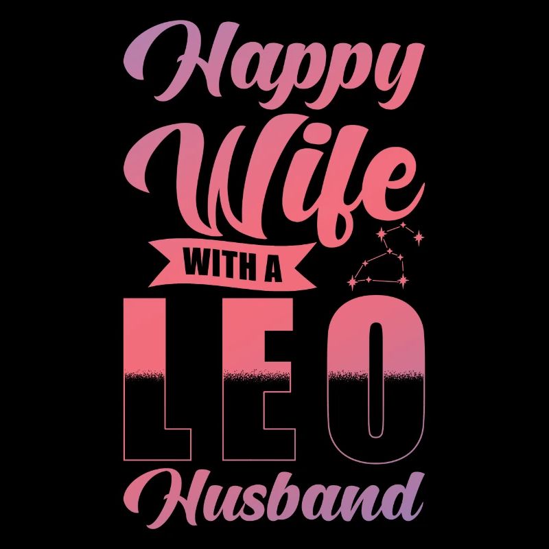 Löwe Glückliche Frau mit Wasserman Ehemann