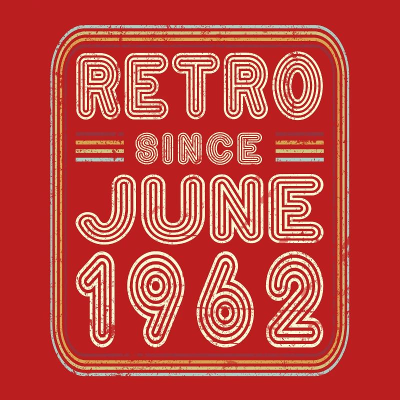 Geburtstag Juni 1962 Retro Geschenk