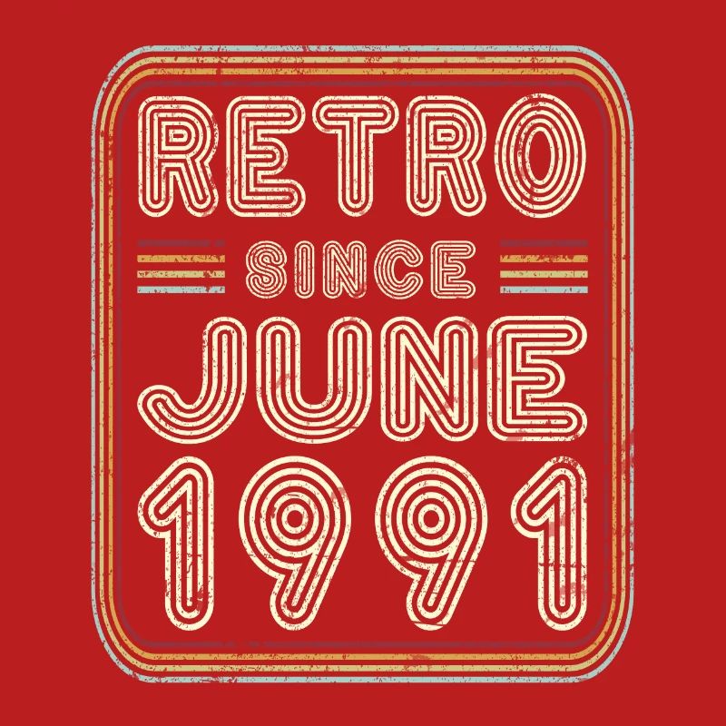 Geburtstag Juni 1991 Retro Geschenk