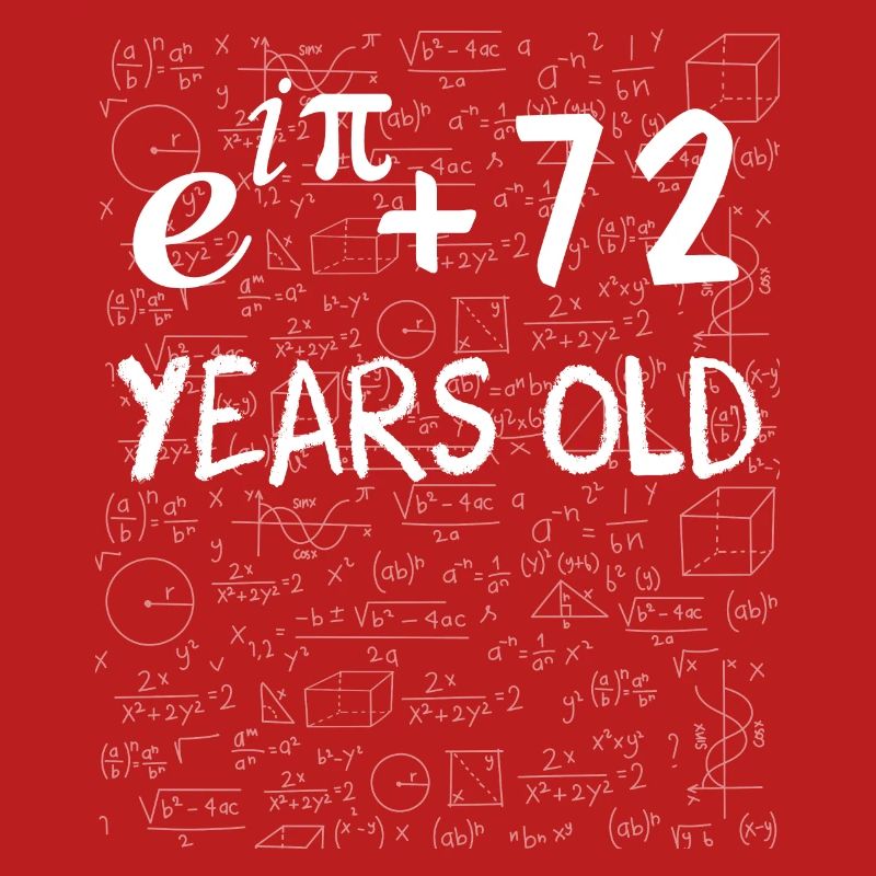 71st Birthday 71 Years Euler Identity Math Gift