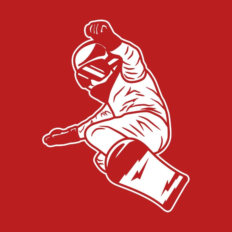 Garçon de snowboard