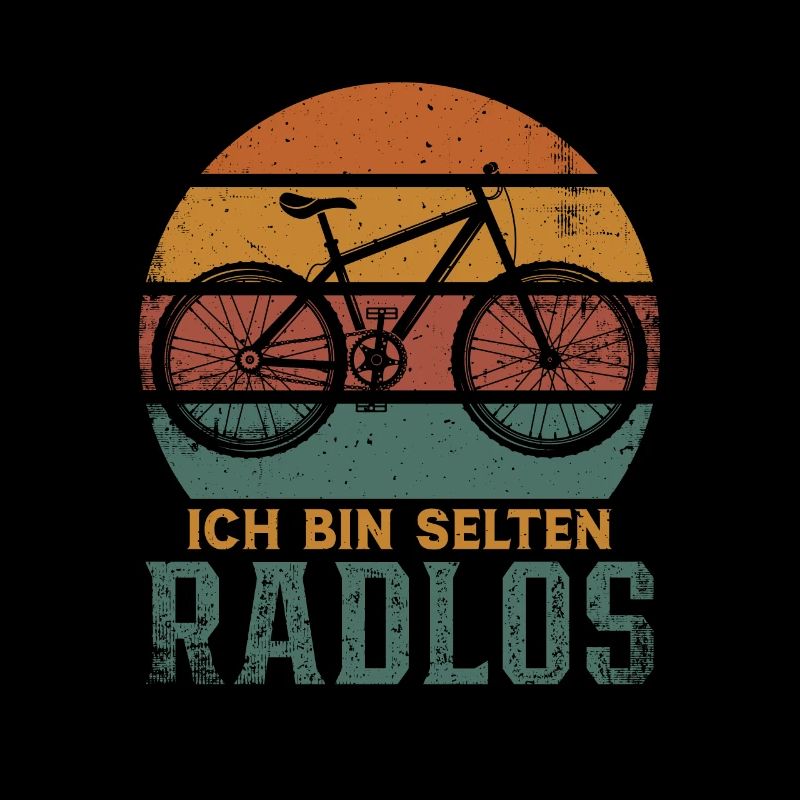 Ich Bin Radlos Retro Vintage