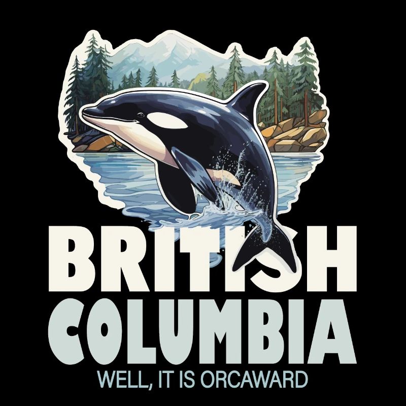 Orque souvenir de la Colombie-Britannique