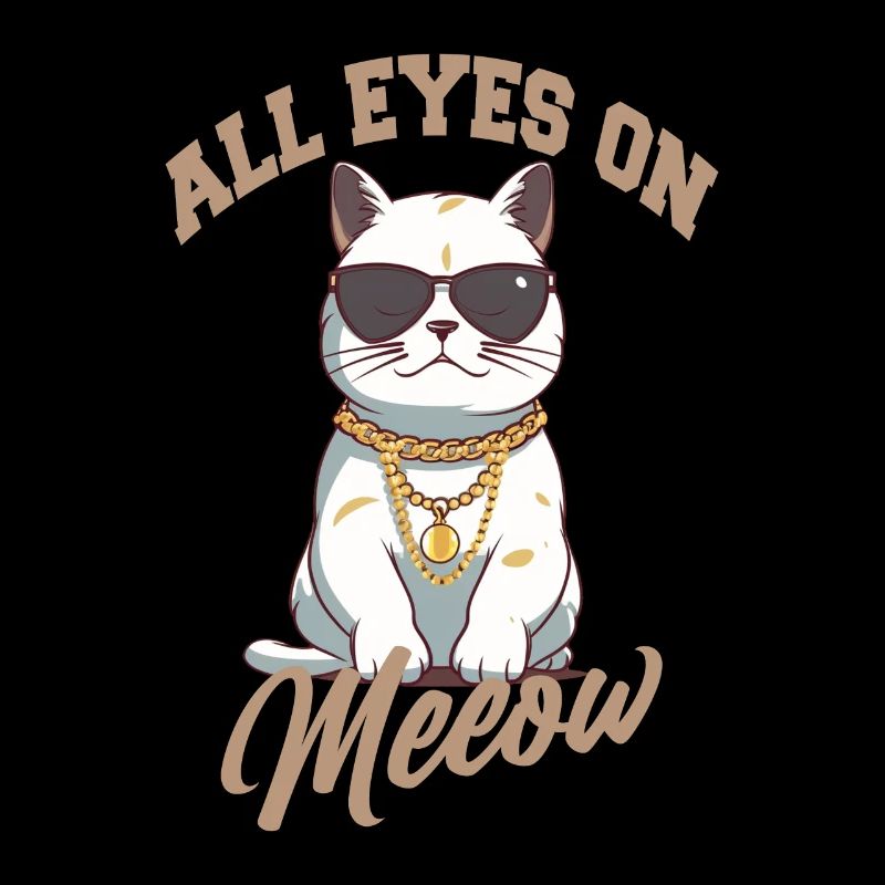 All eyes on cat with sunglasses