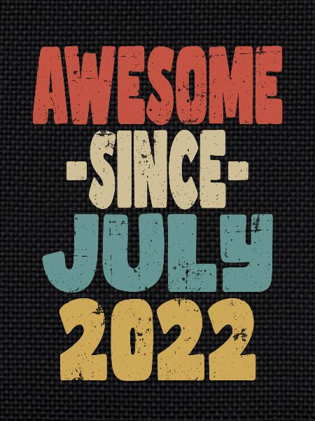 2022 July Birthday Retro