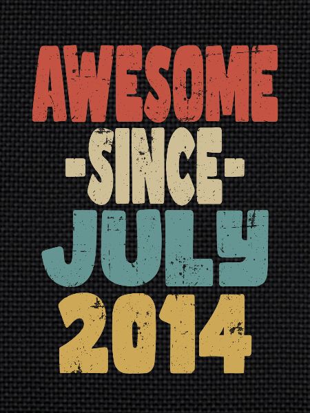 2014 July Birthday Retro