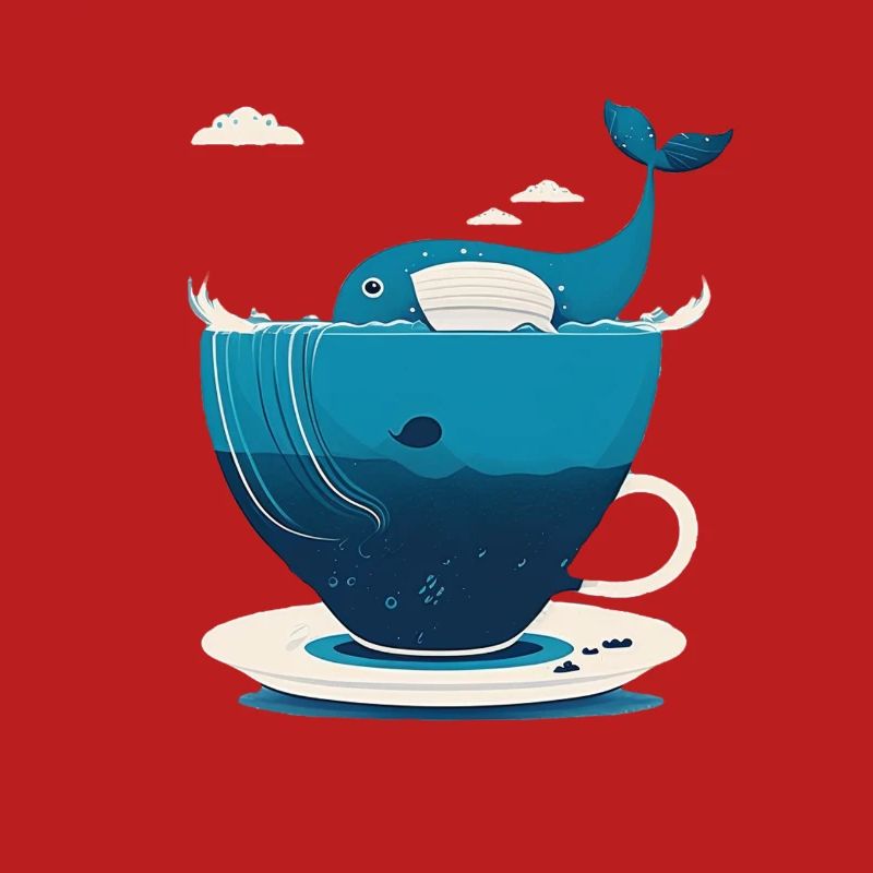 Wal in Teetasse