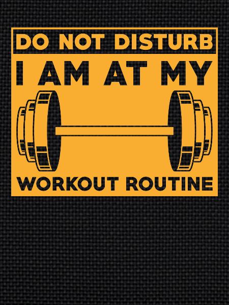 Workout-routine Gewichtheber-trainingsdesign