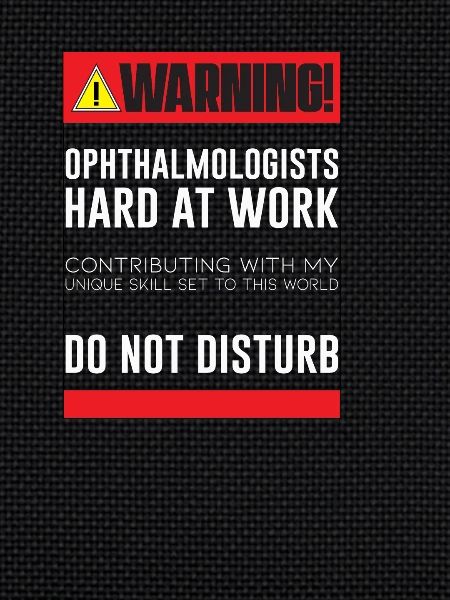 Ophtalmologistes au travail - Blanc