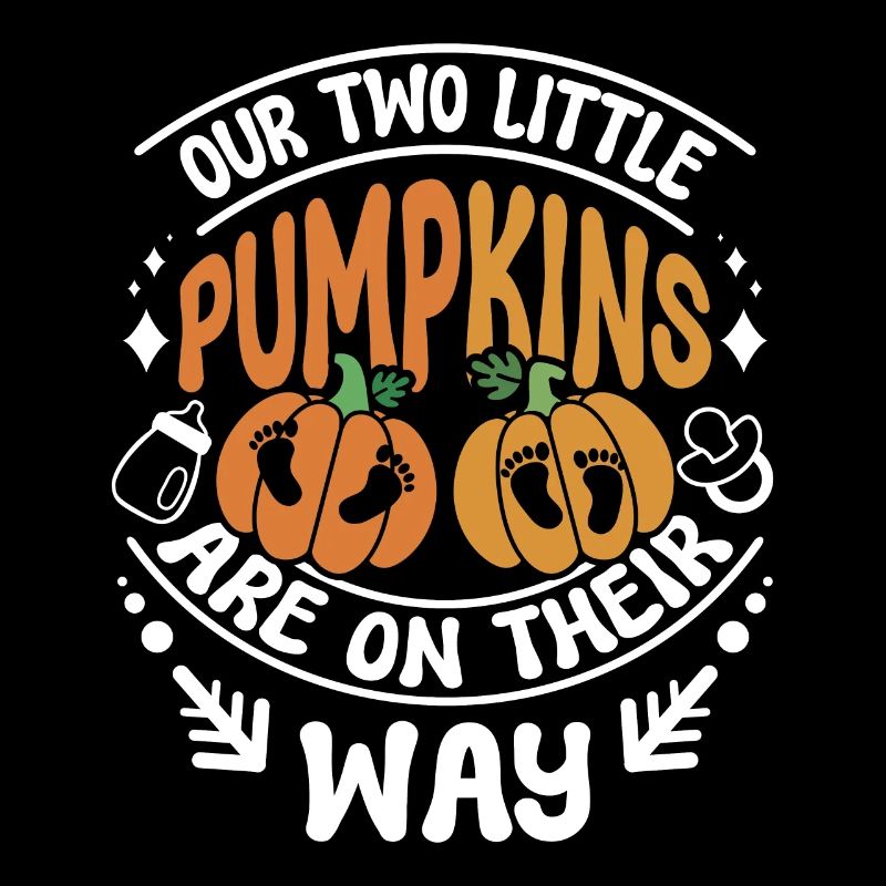 Pregnancy twins Our two little pumpkins on the way