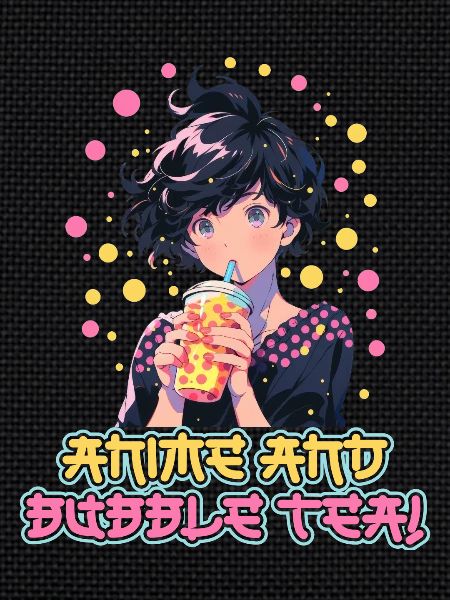 Anime et Boba Bubble Tea