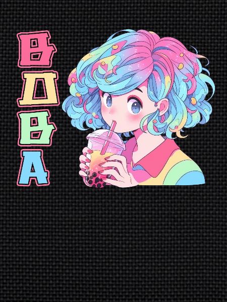 Anime et Boba Bubble Tea