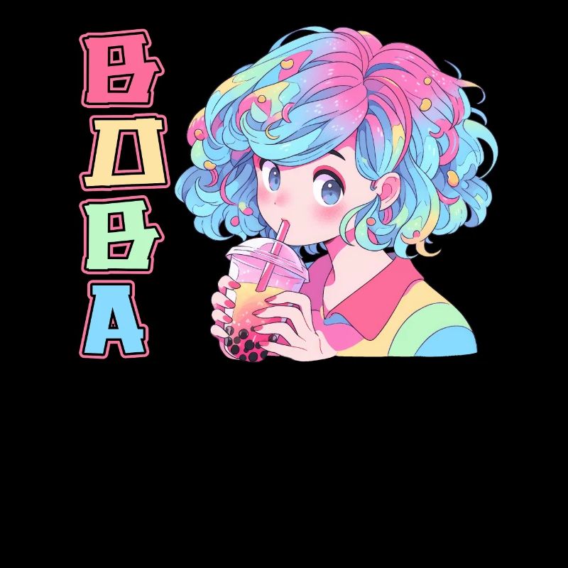 Anime et Boba Bubble Tea