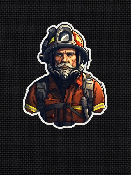 Feuerwehrmann Alter Mann