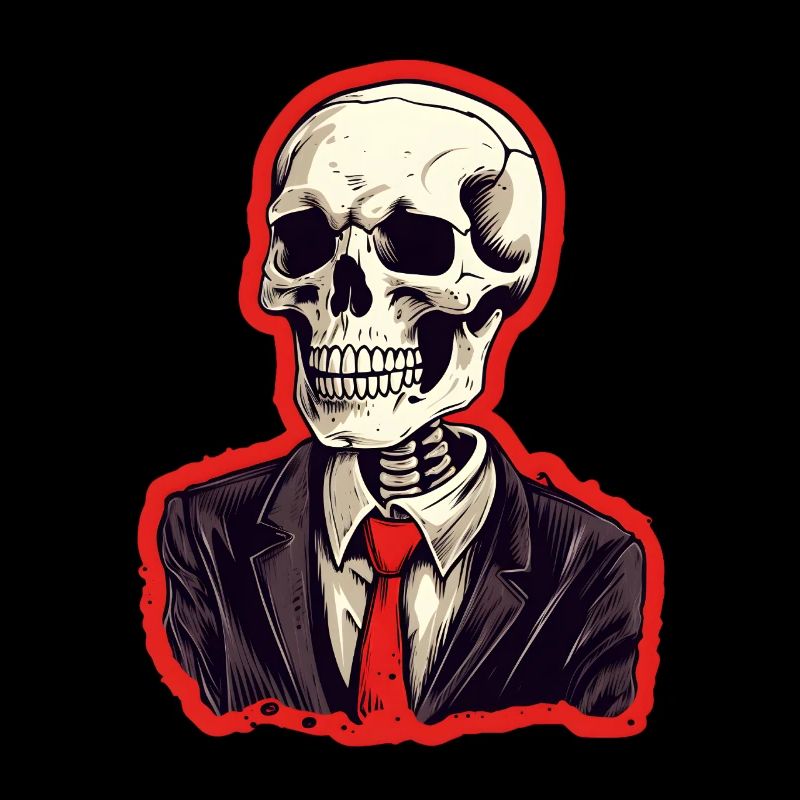 Skelett Halloween Anzug