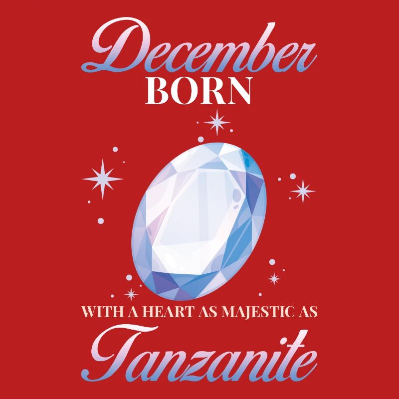 Pierre de naissance tanzanite de décembre