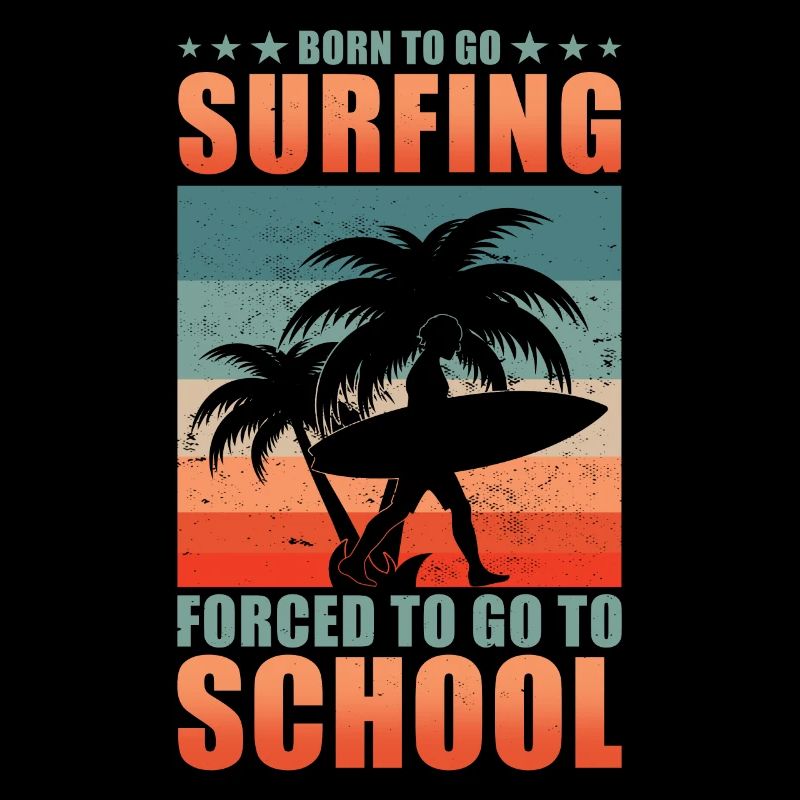 Surfen Surfer Surfbrett Spruch