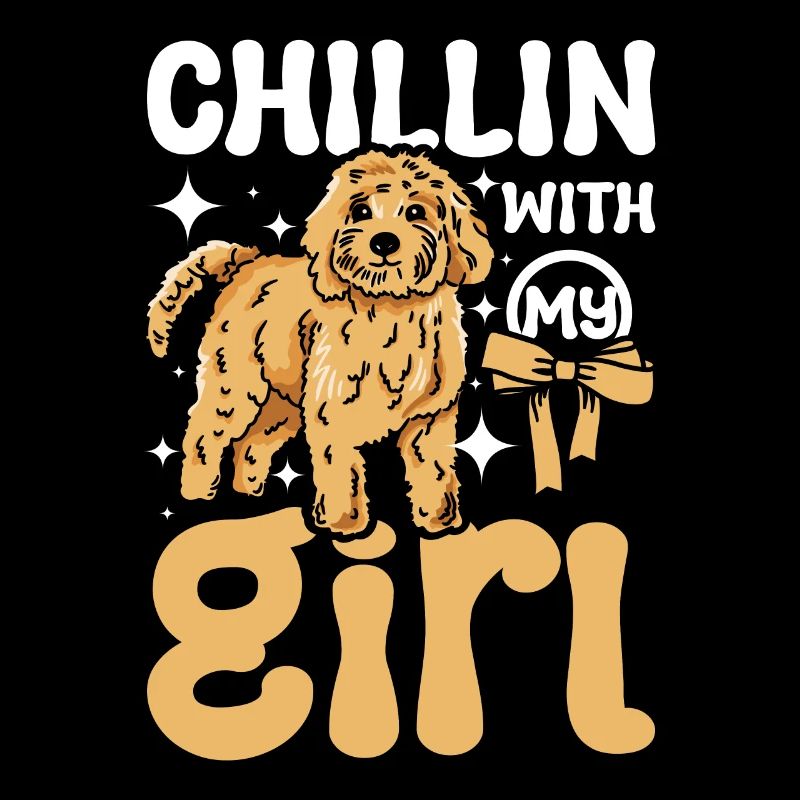 chillin avec ma fille cockapoo