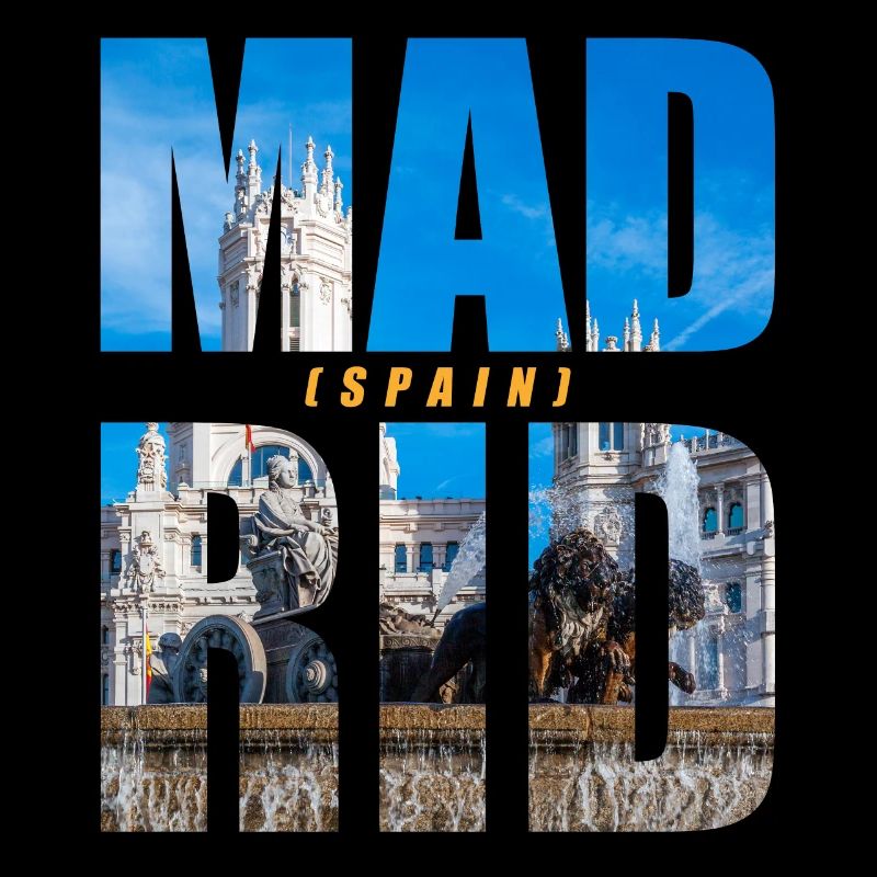 Madrid Spanien Souvenir