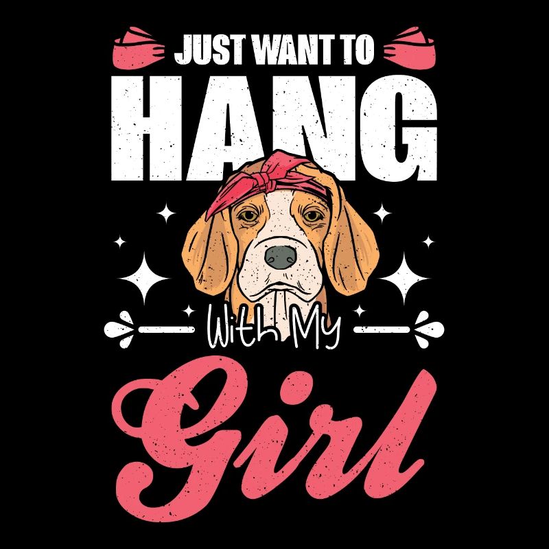 Je veux juste traîner avec ma fille beagle