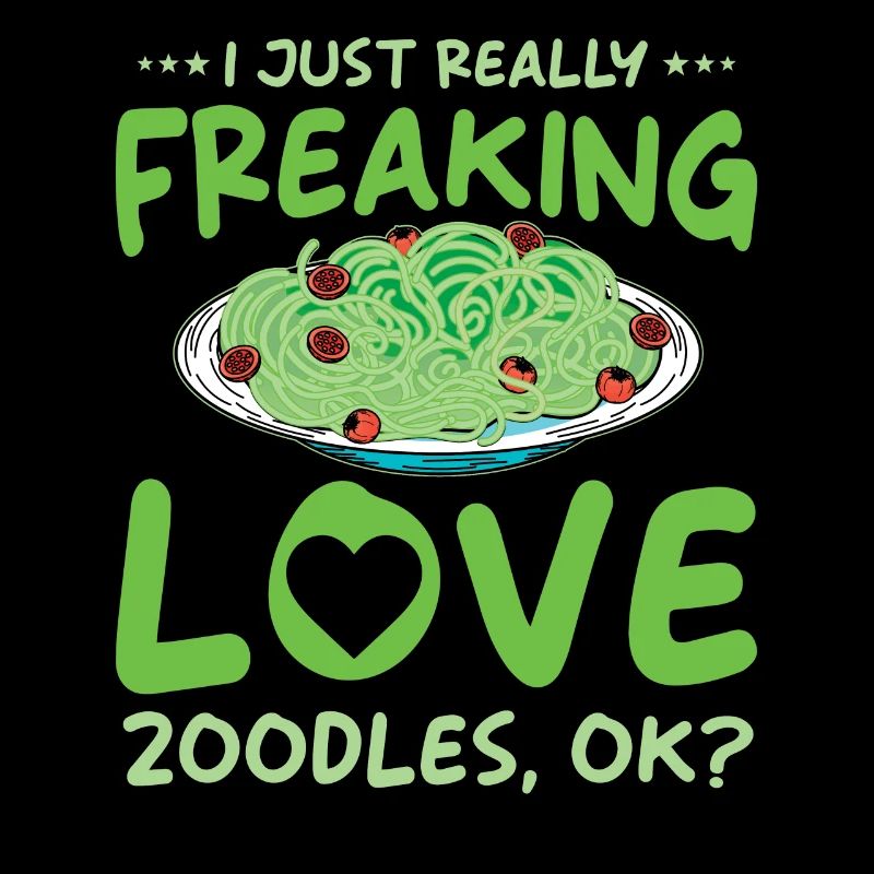 Zoodles Zucchini Pasta Spruch