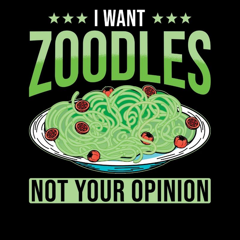 Zoodles Zucchini Pasta Spruch