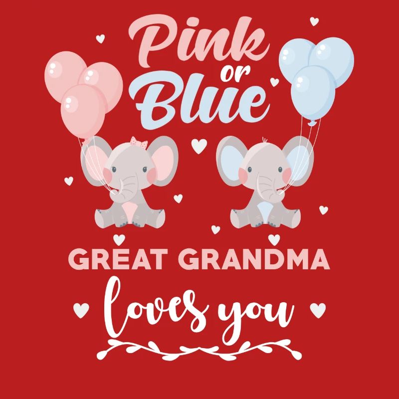 Rosa Oder Blauer Urgroßmutter Elefant