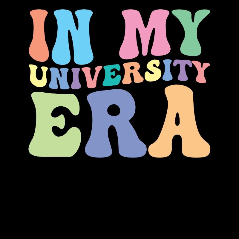 Université Retro Groovy Étudiant