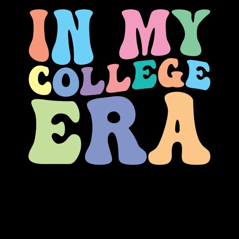 College Retro Groovy Student