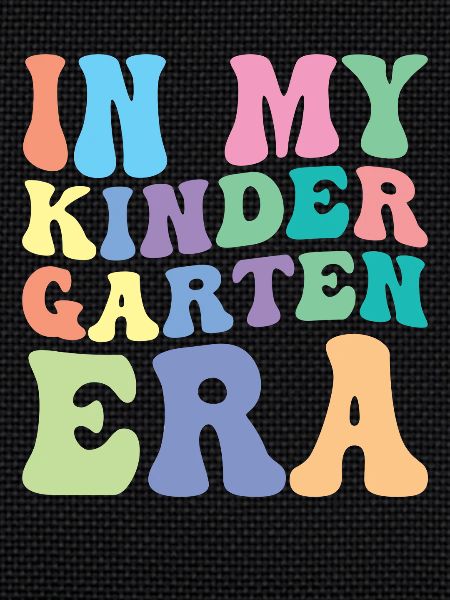 Kindergarten Retro Groovy Student