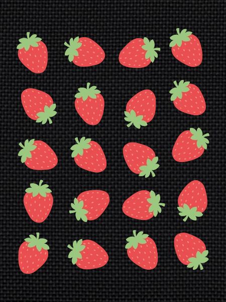 Strawberry Berries Fruit Pattern
