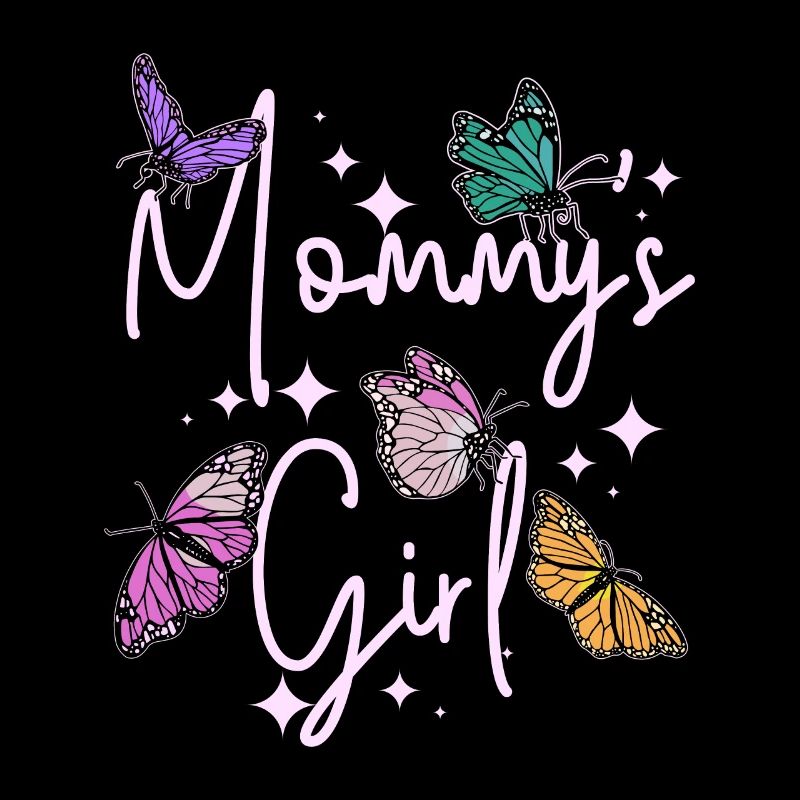 Pour la fille de maman, le petit papillon