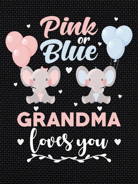 Rosa oder blauer Oma Elefant