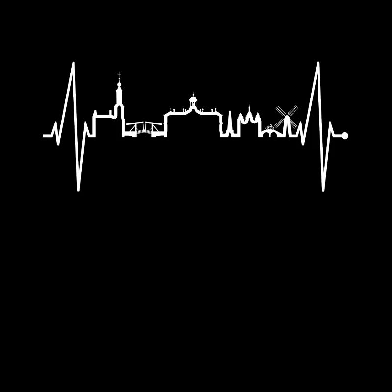 Amsterdam Skyline Netherlands Heartbeat Holland