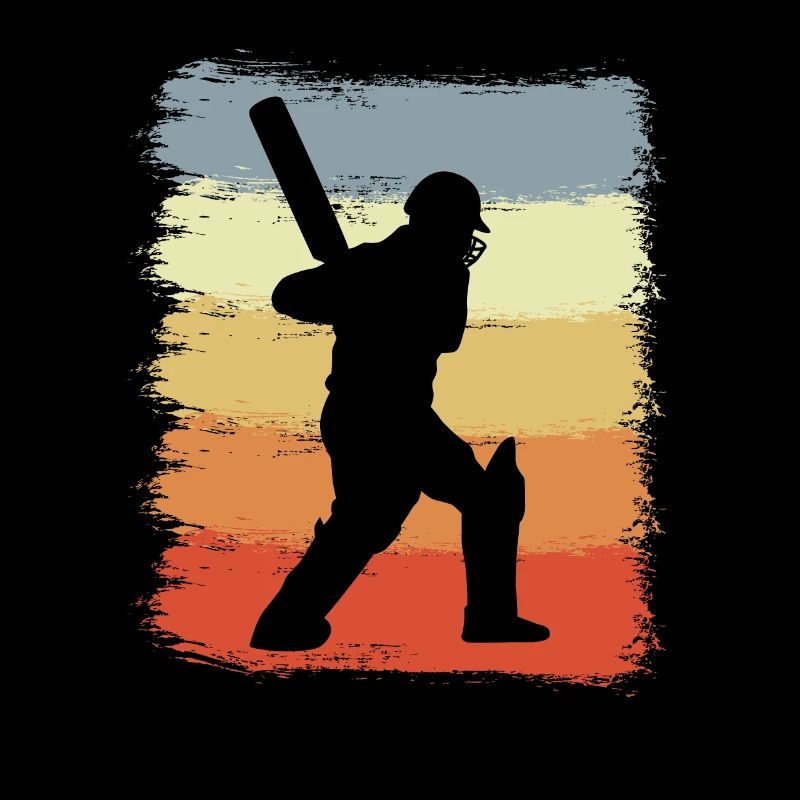 Vintage Cricket Batter
