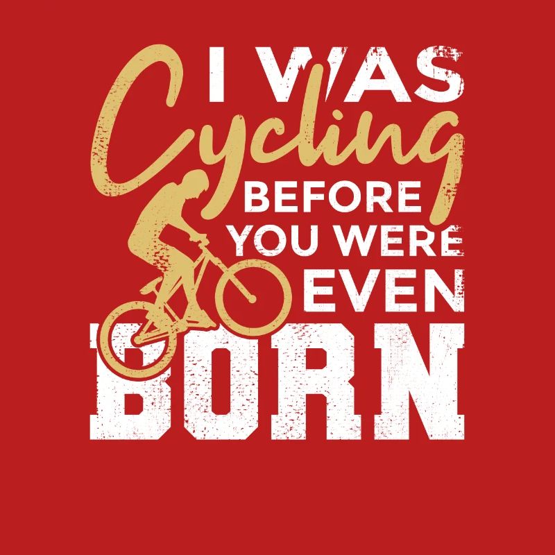 Lustiger Radfahrer Spruch