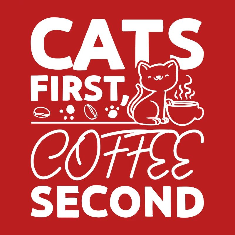 Cats first coffee second