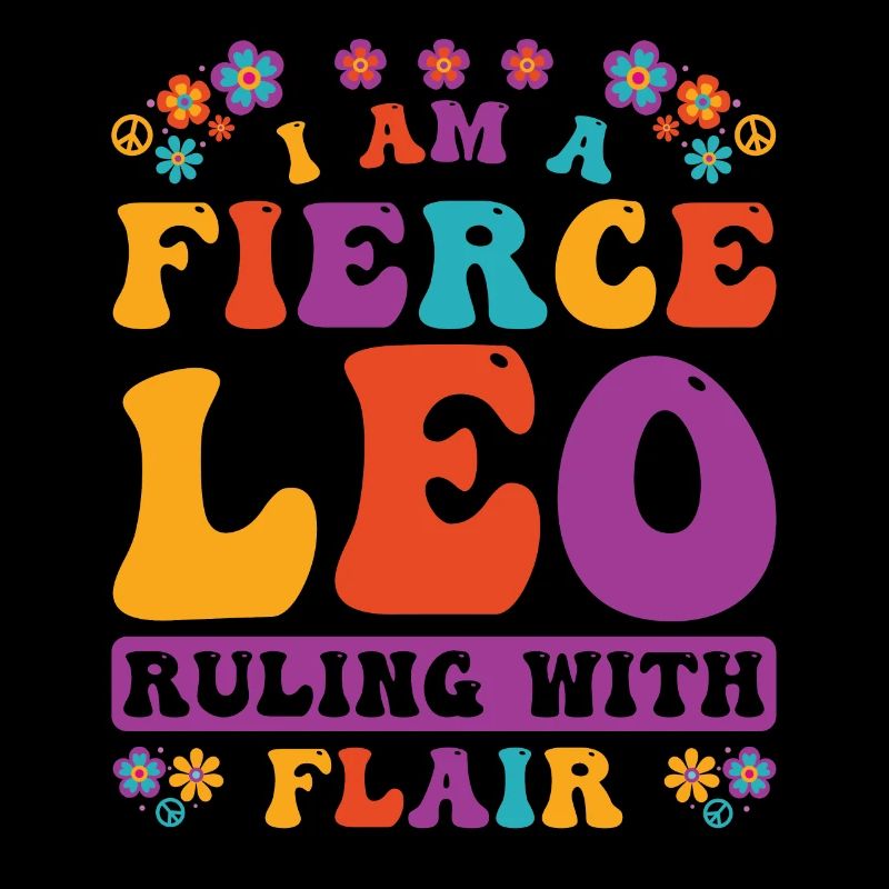 Löwe Sternzeichen Persönlichkeit Groovy Cool Leo Idee
