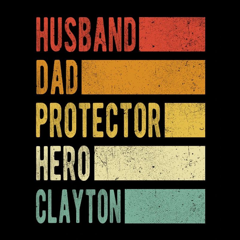 Clayton Name Papa Geschenk