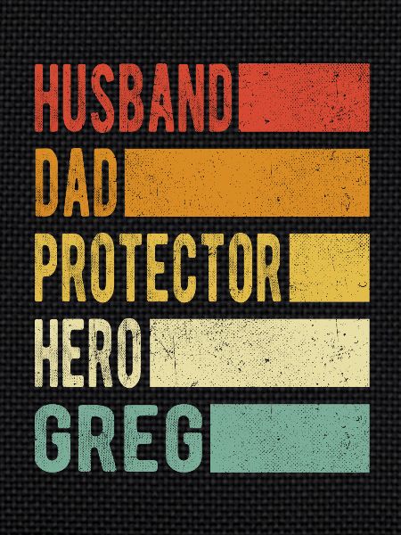 Greg Name Dad Gift