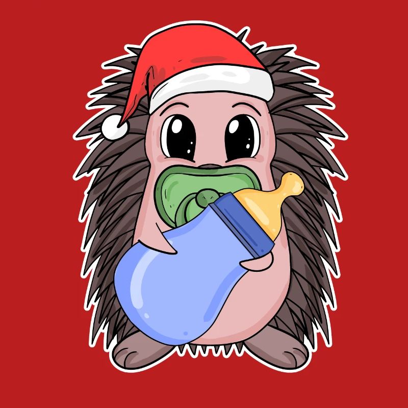 Hérisson bébé Noël