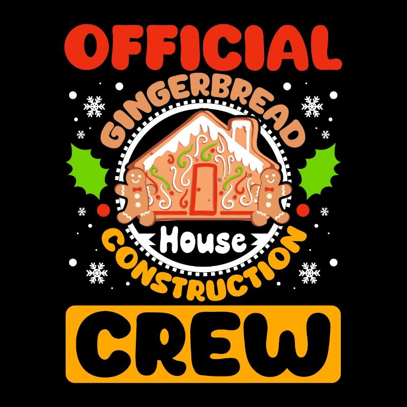 Official Gingerbread house construction crew