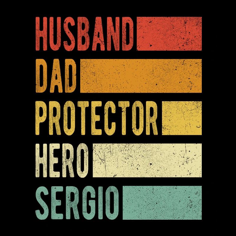 Sergio Name Papa Geschenk