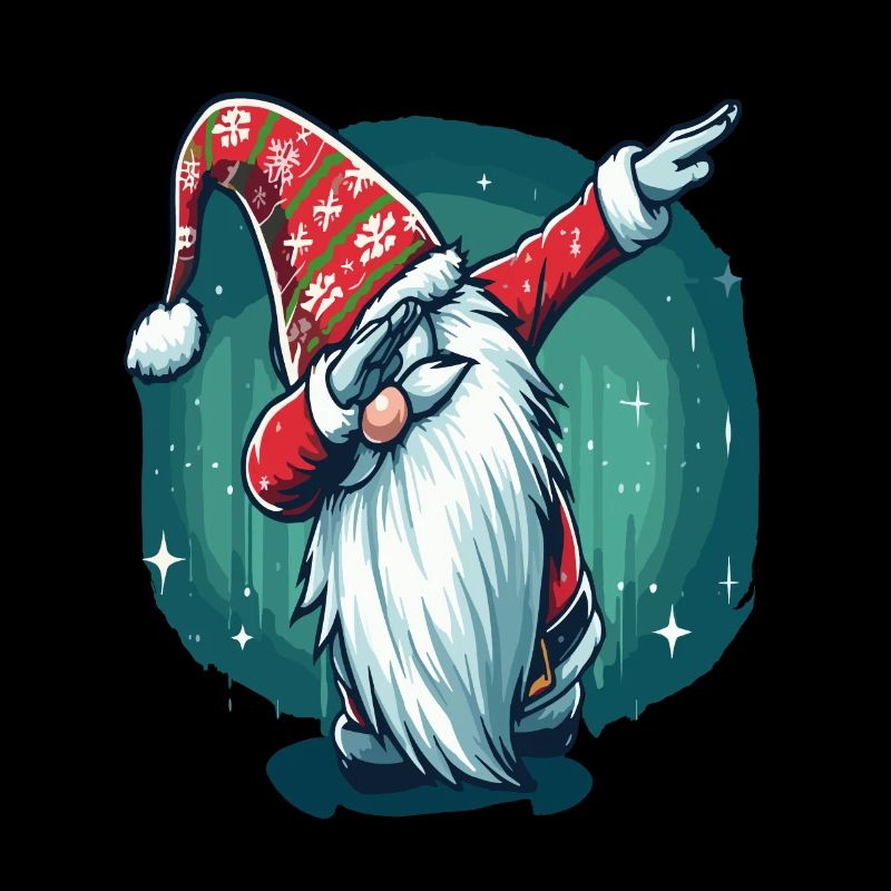 Dabbing Christmas Wichtel