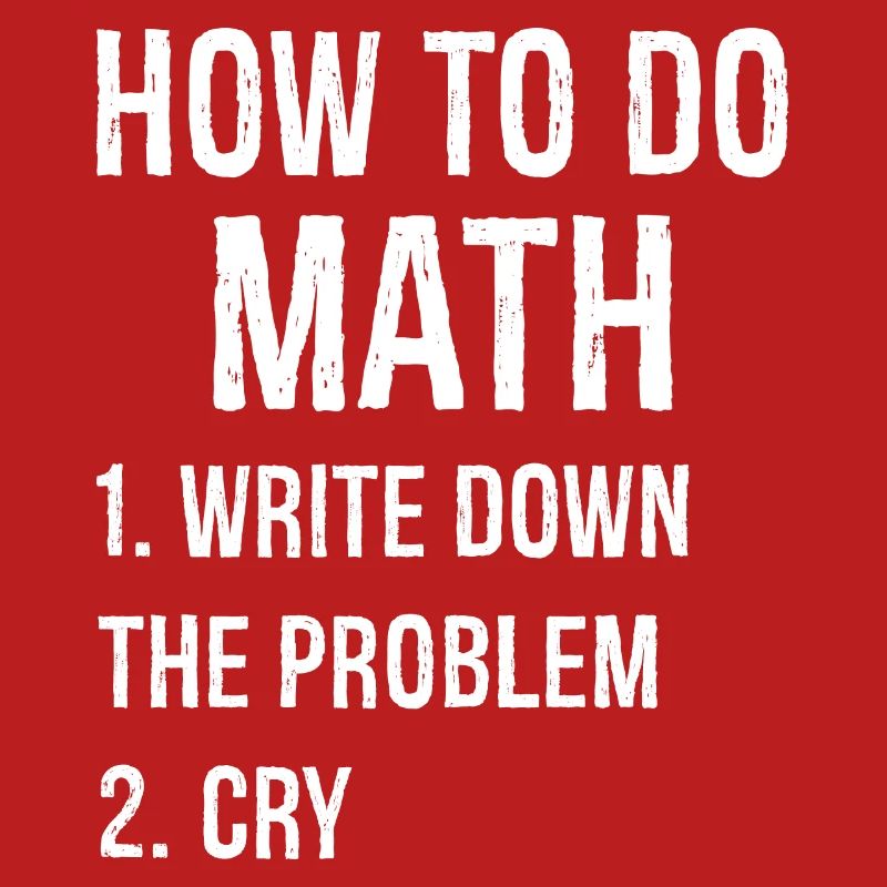 how to do math funny shirt