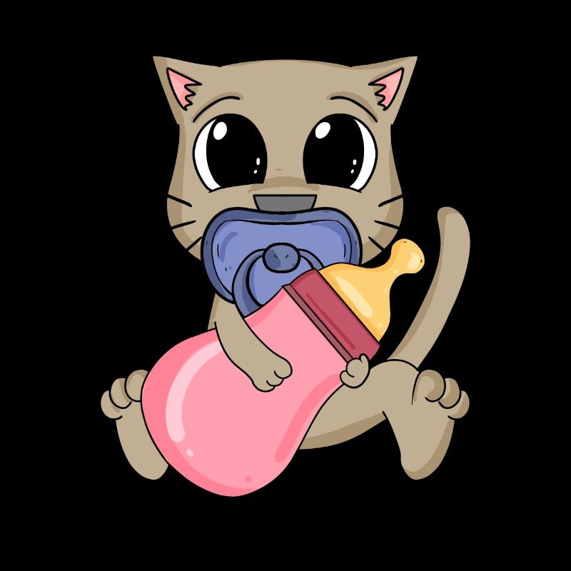 Motif de bébé chat