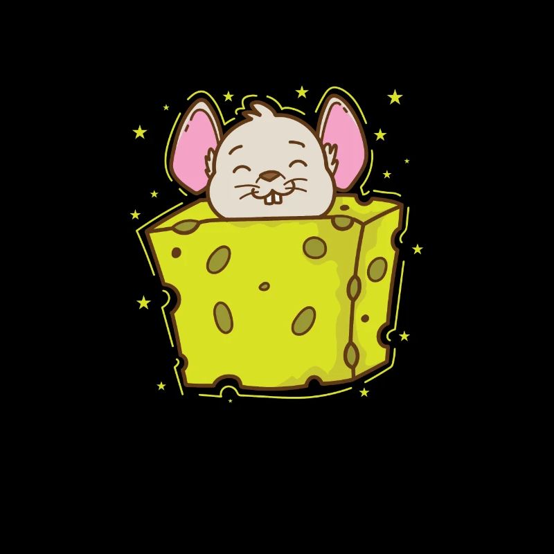 Mouse in Cheese, Pet, Cheese, Mammal