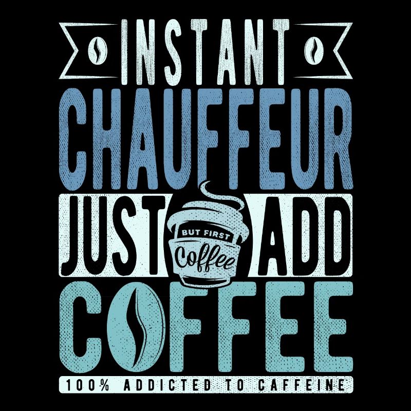 Instant-Chauffeur Fügen Sie einfach Kaffee hinzu