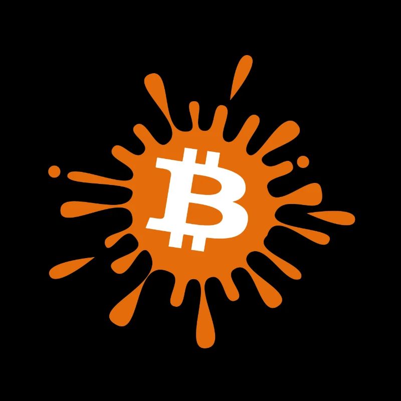 Bitcoin Crypto Cryptocurrency Splash